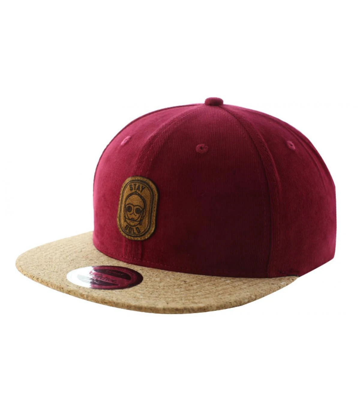 Snapback Stay Gold Burgundy Cork 4 Snapback Stay Gold Burgundy Cork – Image 2