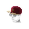 Snapback Stay Gold Burgundy Cork
