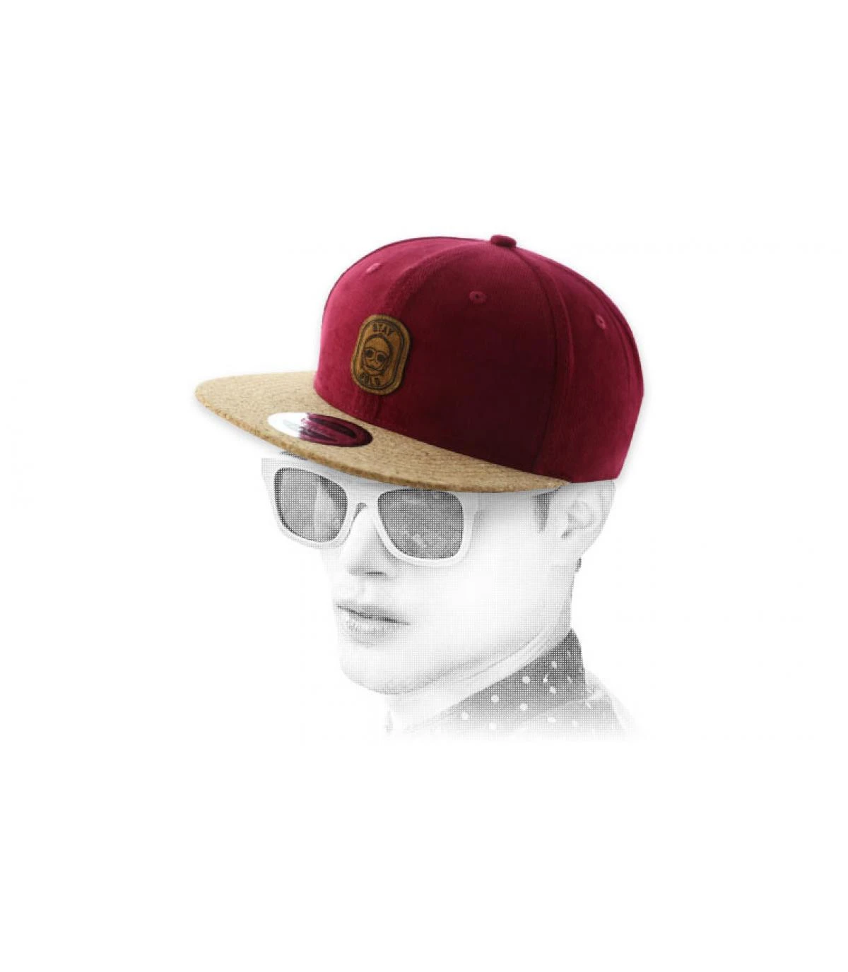 Snapback Stay Gold Burgundy Cork 3 Snapback Stay Gold Burgundy Cork