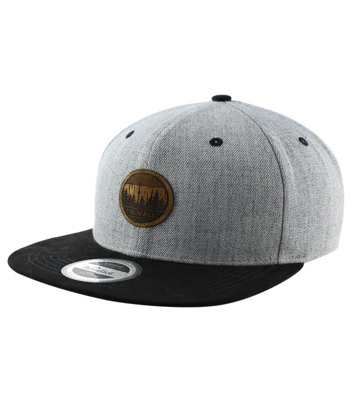 Snapback The Wall Grey Black 4 Snapback The Wall Grey Black – Image 2