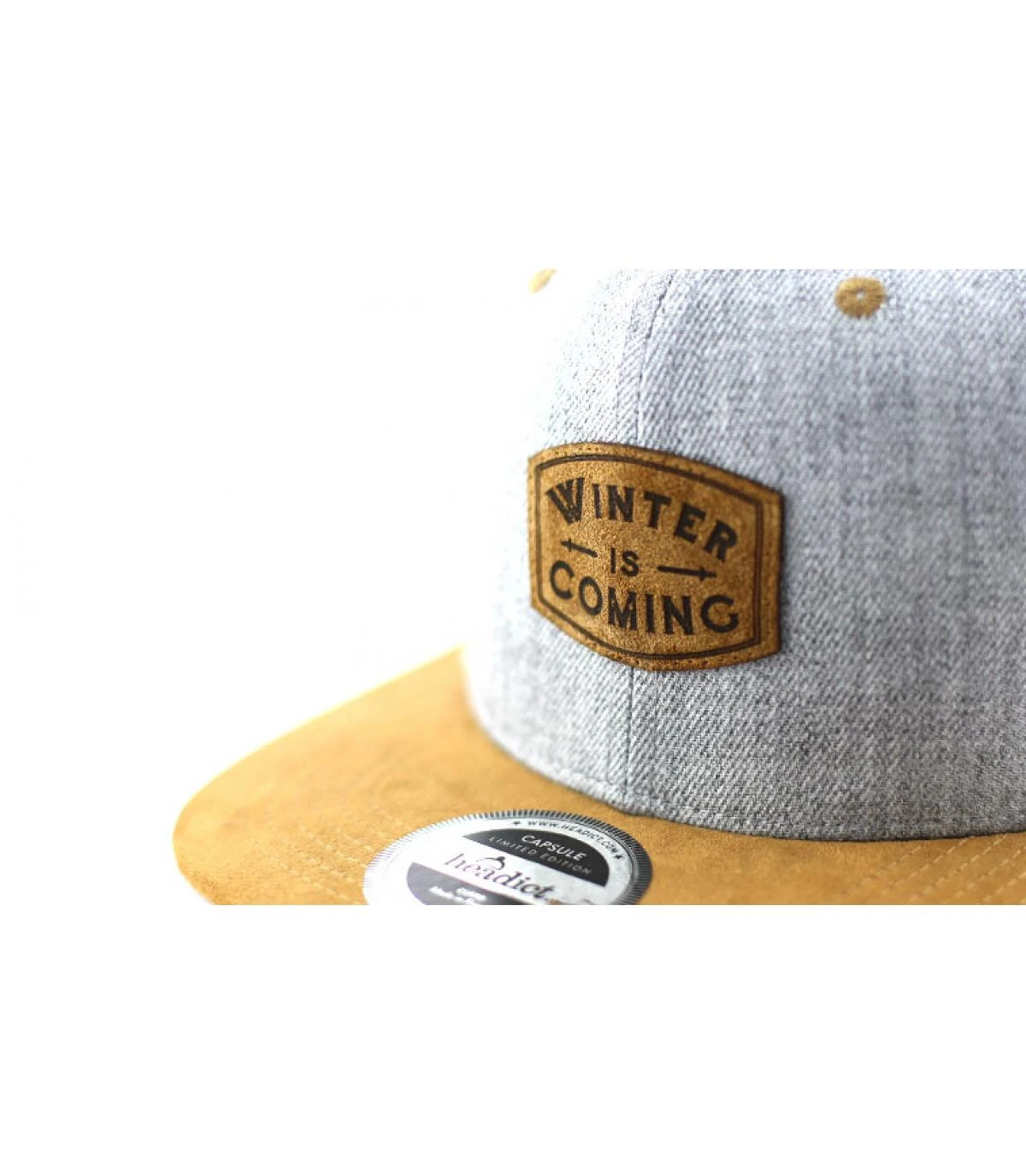 Snapback Winter Is Coming Grey Brown 5 Snapback Winter Is Coming Grey Brown – Image 3