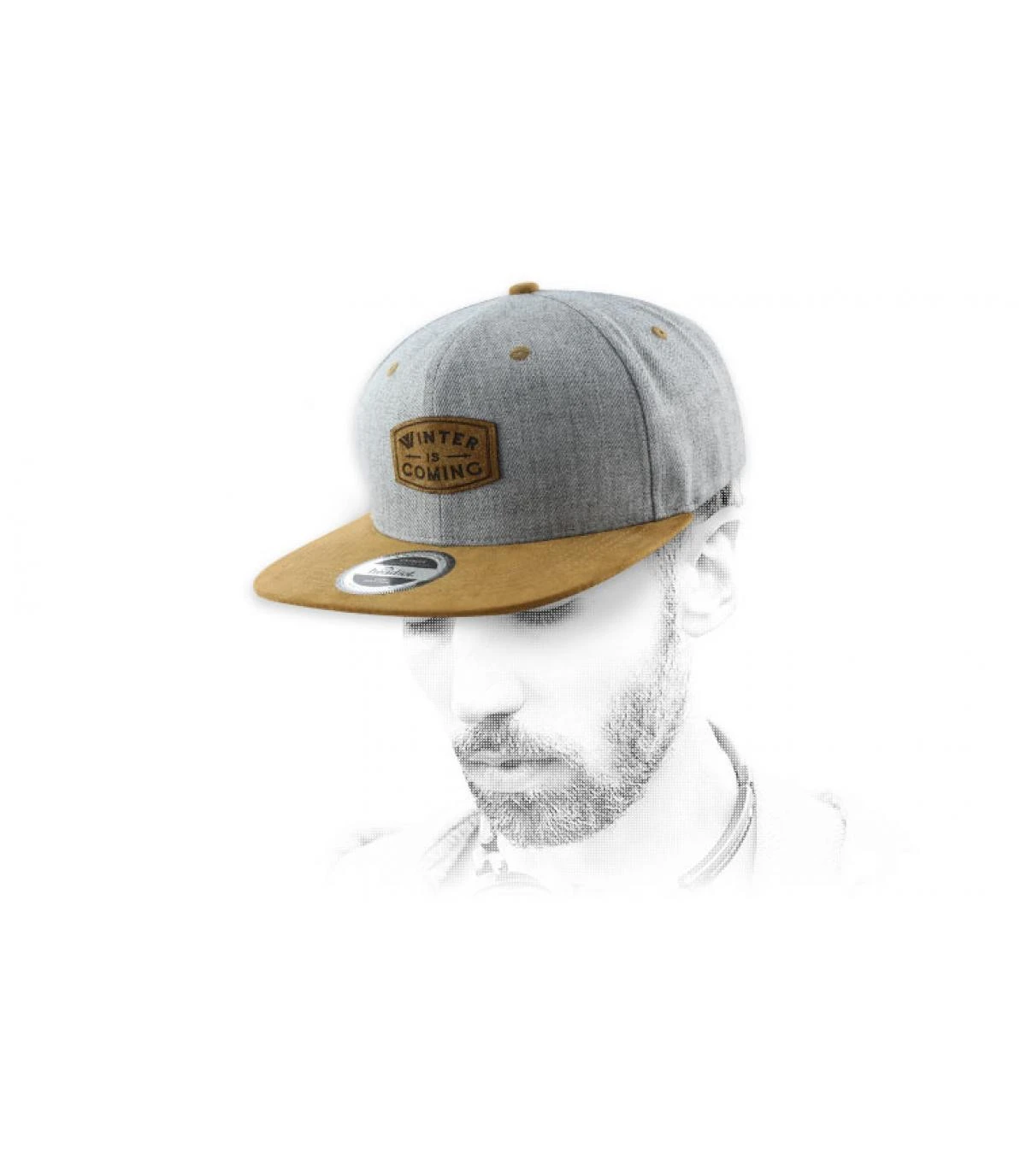 Snapback Winter Is Coming Grey Brown 3 Snapback Winter Is Coming Grey Brown