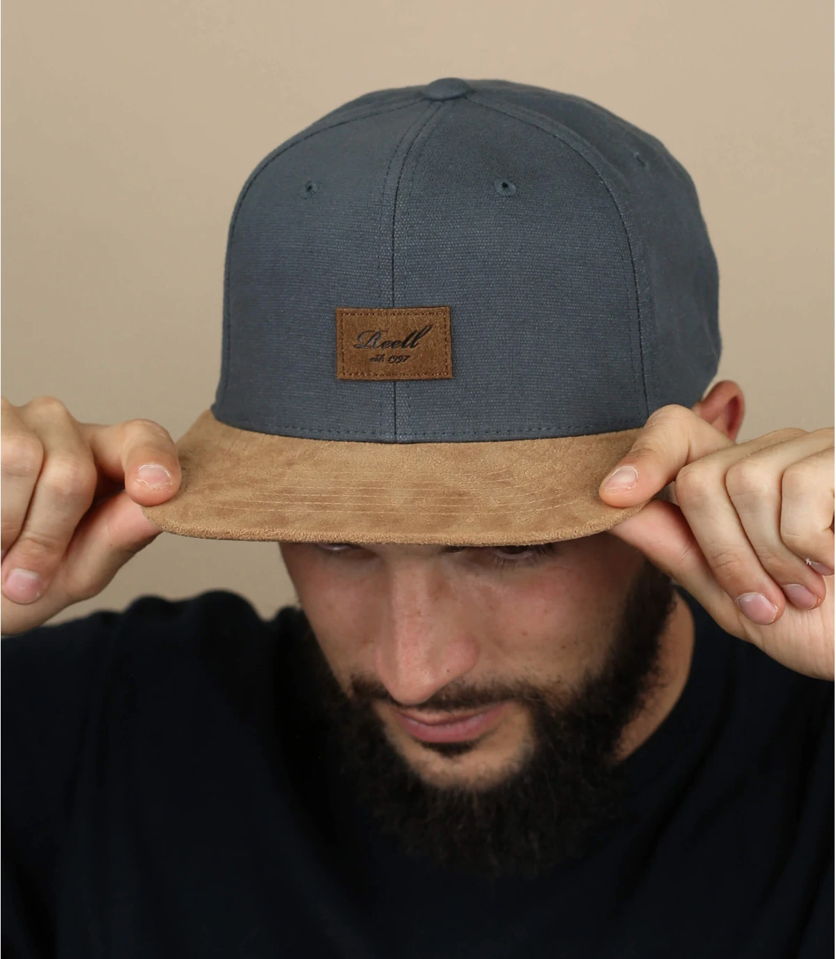 Reell Suede Cap Heather Charcoal 3 Reell Suede Cap Heather Charcoal