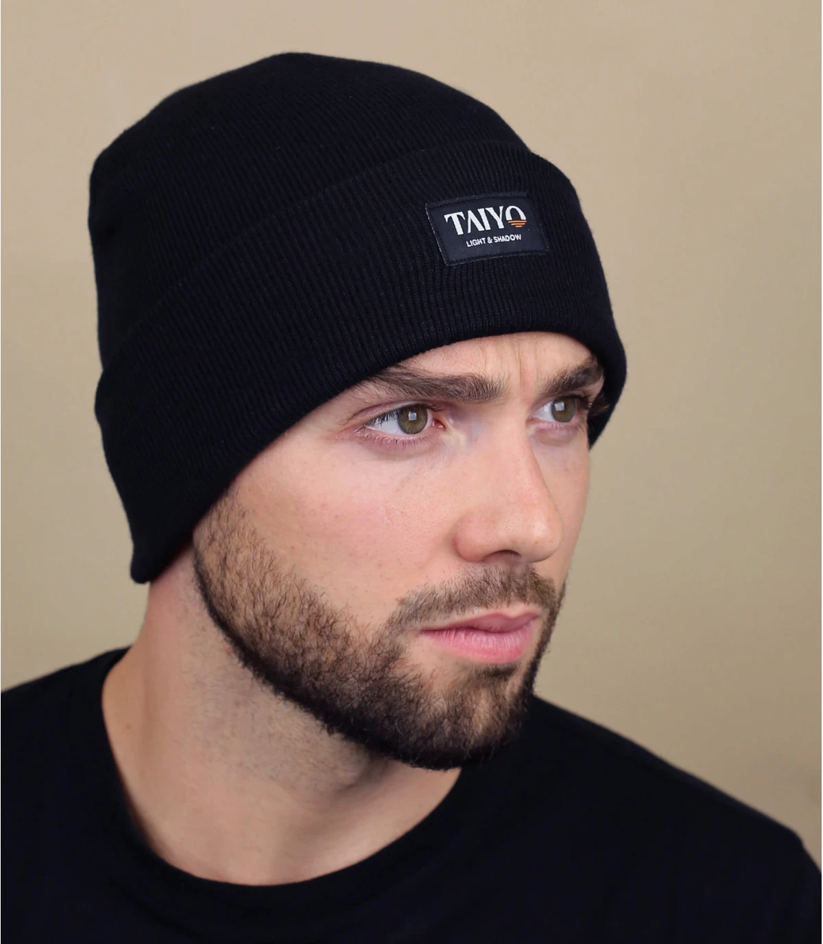 Tessy Cuff Beanie Black 3 Tessy Cuff Beanie Black