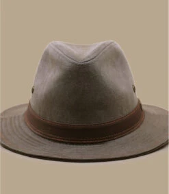 Stetson Traveller CO/PES Taupe 9 Stetson Traveller CO/PES Taupe -Monde Chapeau traveller co pes taupe 2