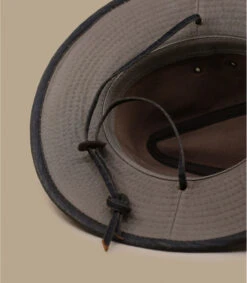 Stetson Traveller Cotton Brown 7 Stetson Traveller Cotton Brown -Monde Chapeau traveller cotton brown 2