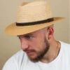 Stetson Traveller Panama Beige Mix 1 Stetson Traveller Panama Beige Mix -Monde Chapeau traveller panama beige mix