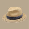 Stetson Traveller Raffia Natural 1 Stetson Traveller Raffia Natural -Monde Chapeau traveller raffia natural