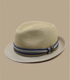 Stetson Trilby Toyo Beige 8 Stetson Trilby Toyo Beige -Monde Chapeau trilby toyo beige 1