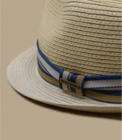 Stetson Trilby Toyo Beige 9 Stetson Trilby Toyo Beige -Monde Chapeau trilby toyo beige 2