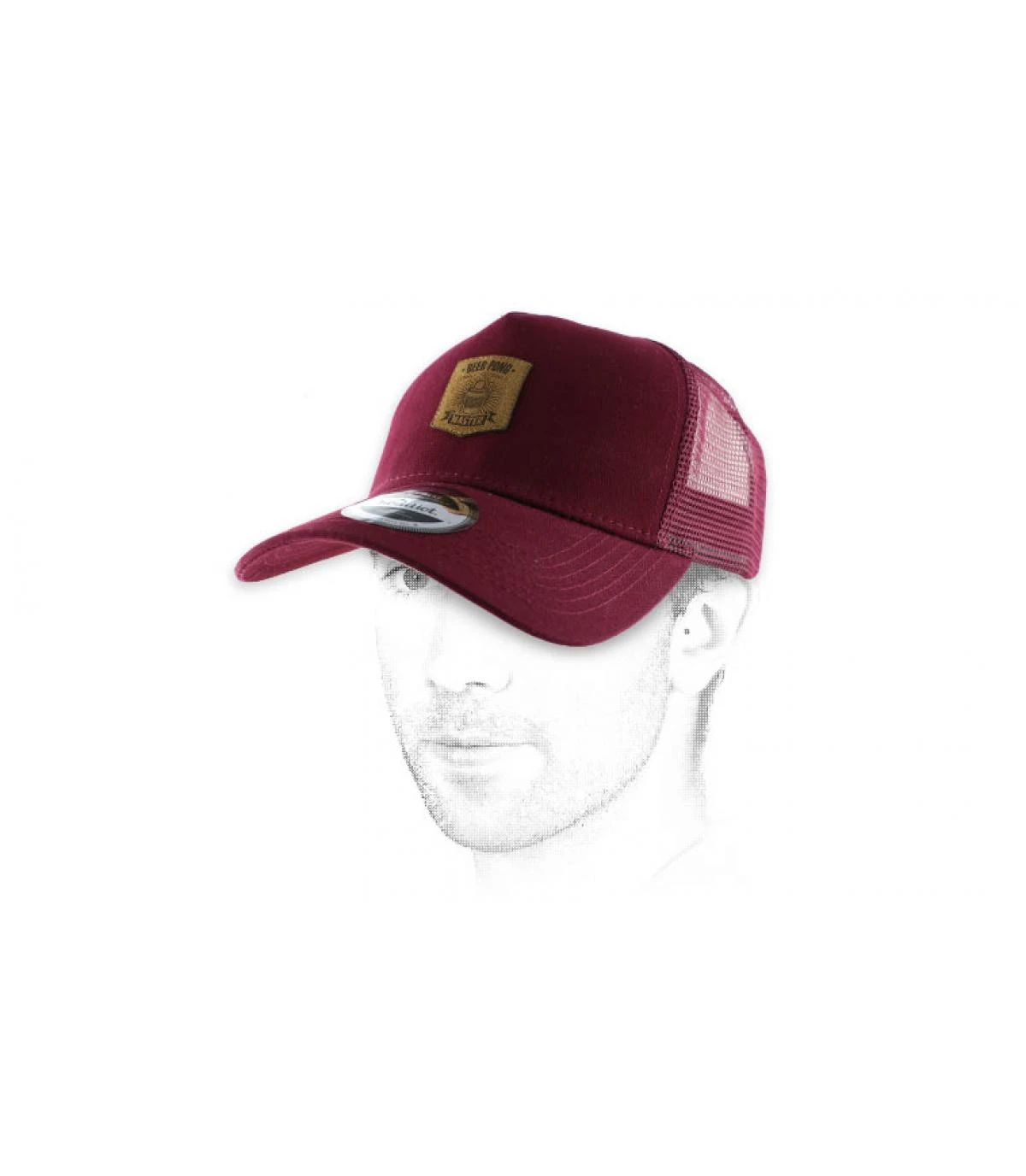 Trucker Beer Pong Burgundy 3 Trucker Beer Pong Burgundy