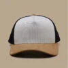 Trucker Blank Chambray Beige Black Brown Suede