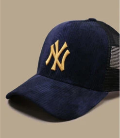 NEW ERA Trucker Tie Dye Cord NY Navy 10 NEW ERA Trucker Tie Dye Cord NY Navy -Monde Chapeau trucker tie dye cord ny navy 2