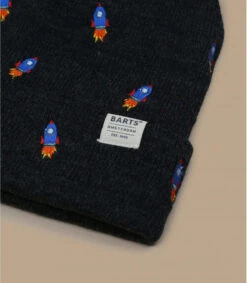 Barts Vinson Beanie Kids Dark Heather 7 Barts Vinson Beanie Kids Dark Heather -Monde Chapeau vinson beanie kids dark heatherbonnet20enfant20noir20brode