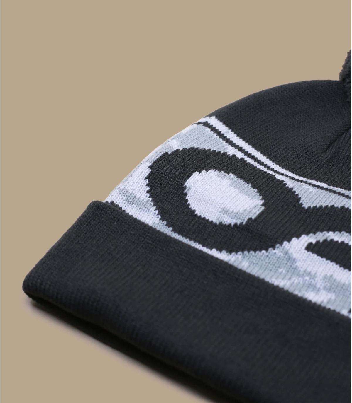 Oakley Wanderlust Pom Beanie Forged Iron 5 Oakley Wanderlust Pom Beanie Forged Iron – Image 3