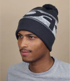 Oakley Wanderlust Pom Beanie Forged Iron