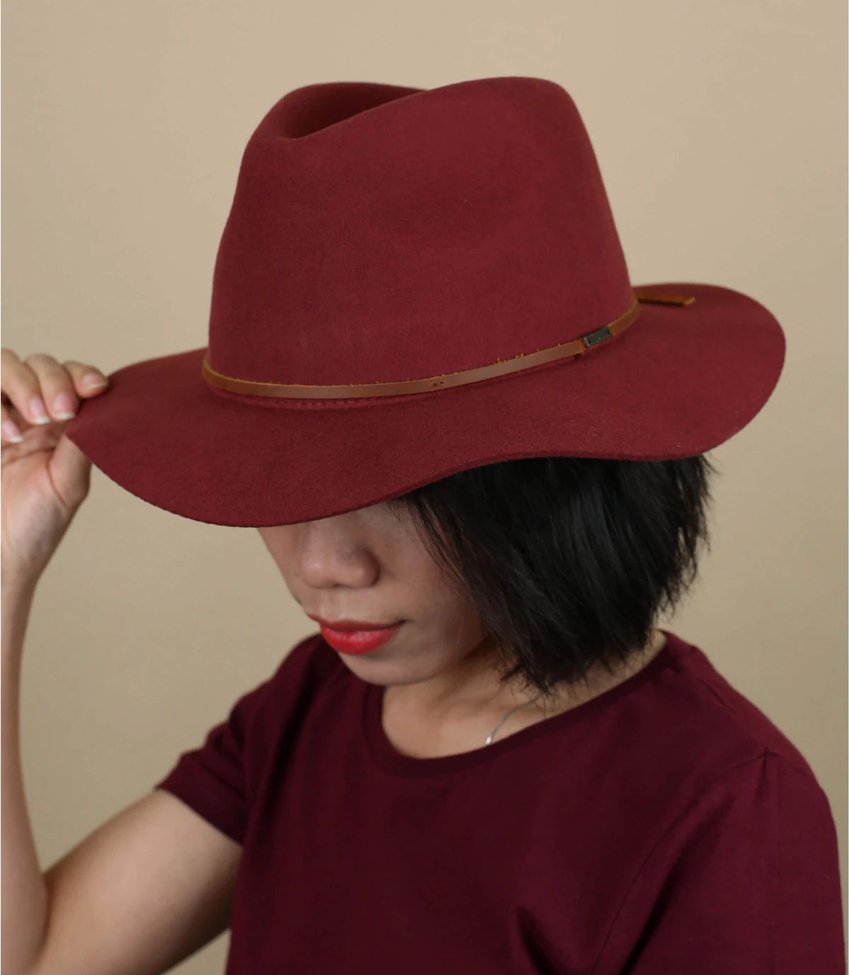 Brixton Wesley Fedora Brick 3 Brixton Wesley Fedora Brick