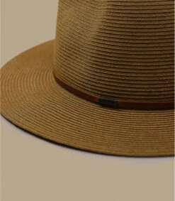 Brixton Wesley Straw Copper -Monde Chapeau wesley straw copper 2