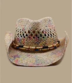 Stetson Western Raffia Natural 11 Stetson Western Raffia Natural -Monde Chapeau western raffia natural 2