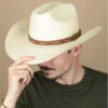 Stetson Western Toyo Bleached -Monde Chapeau western toyo bleached