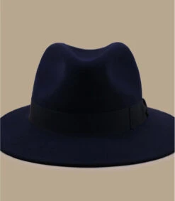 Borsalino Wool Felt Navy 9 Borsalino Wool Felt Navy -Monde Chapeau wool felt navy 2