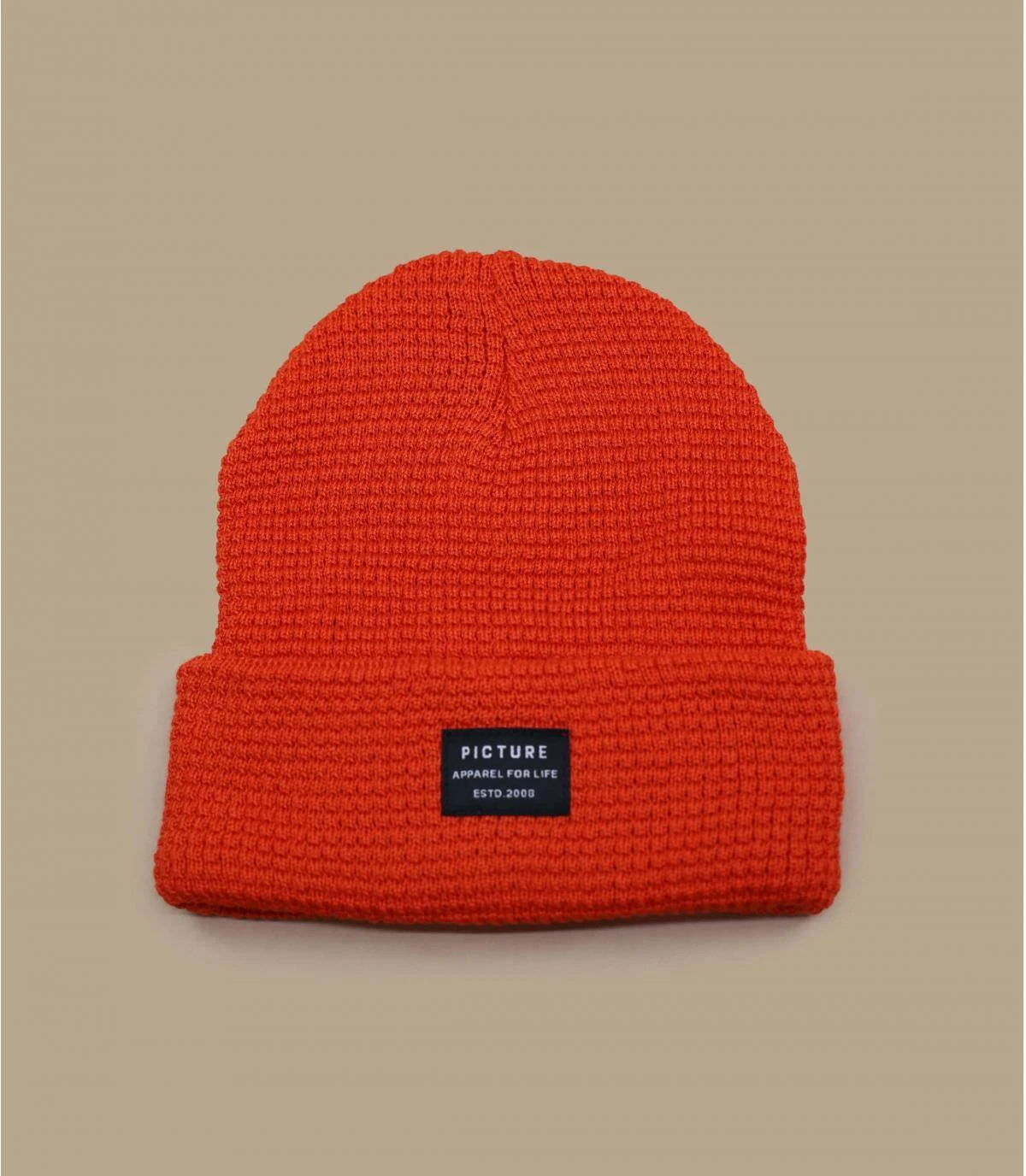 Picture York Beanie Orange 4 Picture York Beanie Orange – Image 2