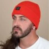 Picture York Beanie Orange 2 Picture York Beanie Orange -Monde Chapeau york beanie orange