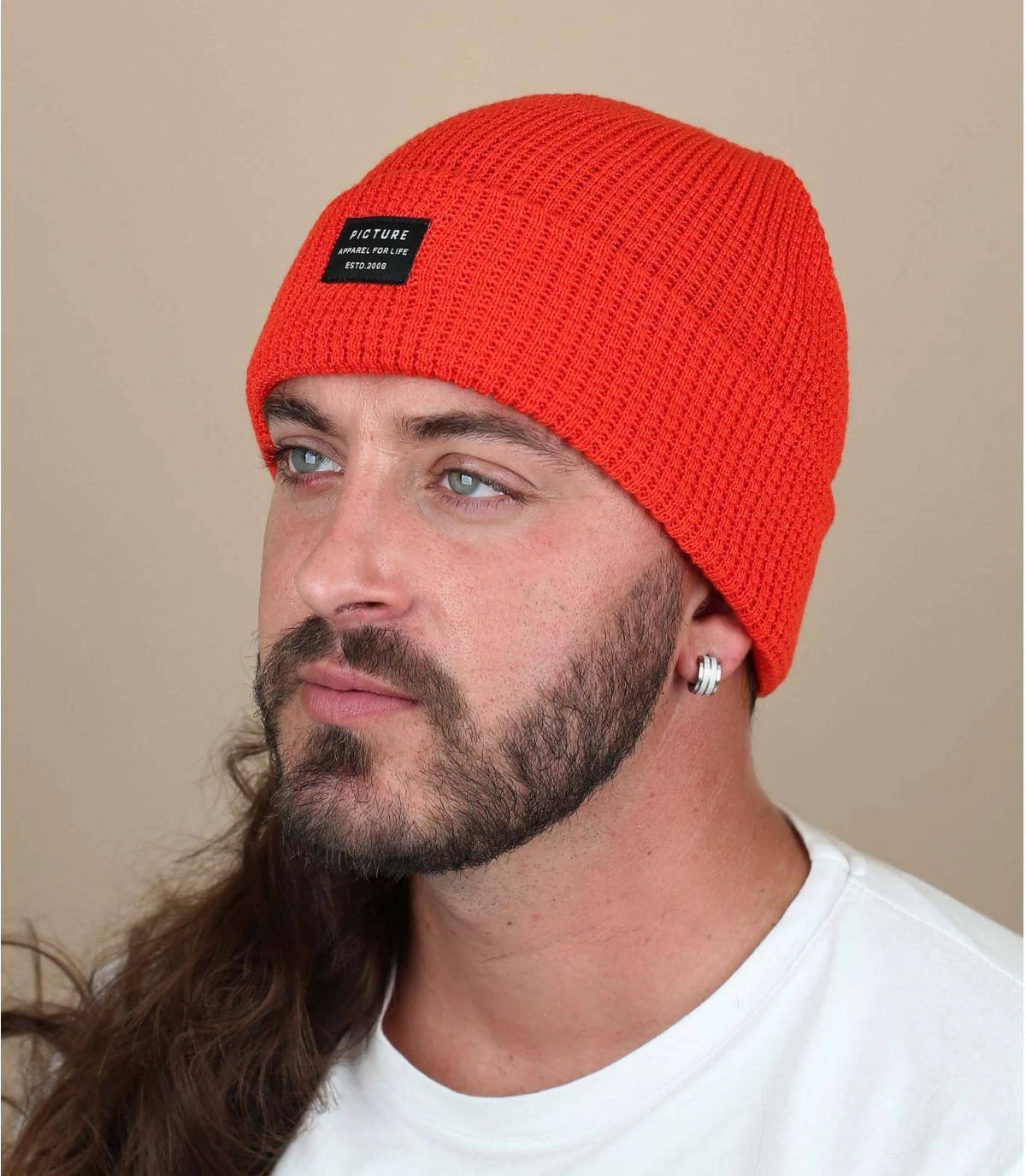 Picture York Beanie Orange 3 Picture York Beanie Orange